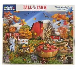 White Mountain Fall Puzzle 1000 Pieces